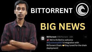 BitTorrent Coin Today News  BTTC Coin ₹1 Possible  BitTorrent Coin Burning  Price Prediction [upl. by Aztilay644]