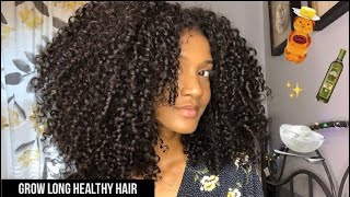 DIY NATURAL HAIR MASK  For Moisture Growth amp Definition [upl. by Nivle876]