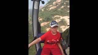 Badaling Greatwall Cable Car up and down 八达岭缆车 [upl. by Hillard]