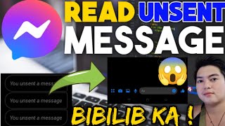 PAANO BASAHIN ANG UNSENT MESSAGE SA MESSENGER  READ UNSENT  DELETED MESSAGE IN MESSENGER [upl. by Onofredo]