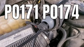 Chevy  GM P0171 or P0174 System To Lean Bank 1 Bank 2 [upl. by Kimberlyn555]