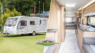 Bailey Pegasus Grande Ancona 2022 Caravan Model  360 Exterior Demonstration Video [upl. by Zul382]