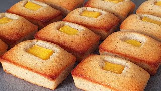 Financier With Mango  Amazing And Tasty Financier Recipe [upl. by Orazio]