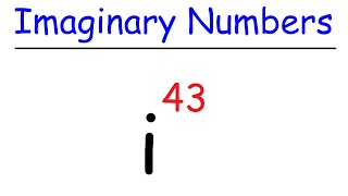 Imaginary Numbers  Basic Introduction [upl. by Rep232]