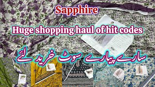 Sapphire most demanding hit codes shopping haul 2024  glamour it [upl. by Tartan]