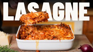 Das GEHEIMNIS hinter der perfekten LASAGNE [upl. by Adlecirg]