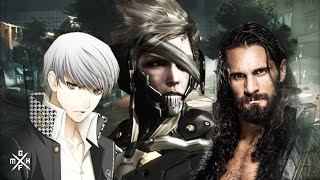 Seth Rollins Metal Gear Rising Persona 4 Mashup  quotIll Face The Stains of Visionquot [upl. by Phalan]