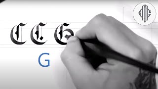 GOTHIC CALLIGRAPHY FOR BEGINNERS BROAD EDGE NIB CALLIGRAPHY [upl. by Otrebor208]