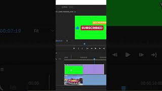 How to Remove Green Screen in Premiere Pro premierprotutorial greenscreen ultrakey videoediting [upl. by Hammock370]