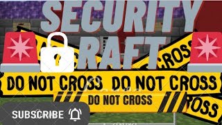 SECURITY CRAFT  SECURITY CRAFT MCPE  MODS FOR MCPE  ADDONS FOR MCPE [upl. by Maleen]