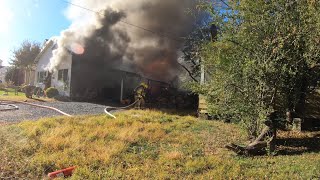 House Fire  Edgewater Anna Arundel County Maryland [upl. by Intisar]