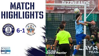 Highlights  Warrenpoint Town 6 v 1 Lisburn Distillery 2192024 [upl. by Ninnetta]