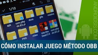 Cómo instalar APKS de juegos por el método OBB [upl. by Nylakcaj]