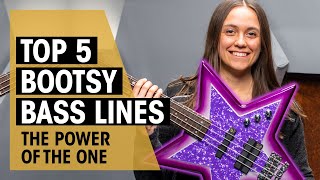 Top 5 Bootsy Collins Bass Lines  James Brown ParliamentFunkadelic  Thomann [upl. by Malanie230]