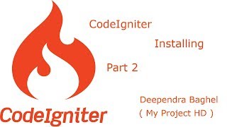 Codeigniter tutorial for beginners step by step in hindi CodeIgniter Installing Part 2 [upl. by Brandon157]