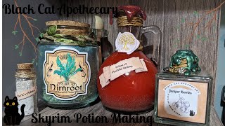 Skyrim Alchemy  Making Skyrim Potions amp Ingredients for your Home D [upl. by Catherina546]