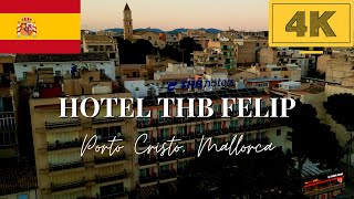 THB Hotels Porto Cristo Mallorca Spain  Drone 4K 2023  Chill background music [upl. by Ann-Marie]