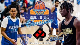 Moravian Prep Vs Caldwell Academy Phenom Hoops Rise To The Occasion Jamboree Matchup In 4K [upl. by Kronfeld]