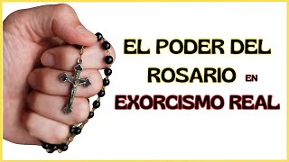 🔥EL PODER del SANTO ROSARIO en EXORCISMO REAL✝️ [upl. by Oznohpla]