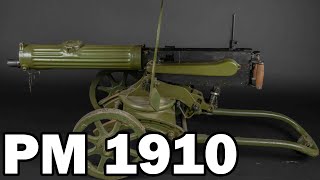 Mitrailleuse PM1910 – La Maxim Russe [upl. by Wertz]