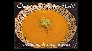 Vellutata di zucca e porri con solo 2 ingredienti [upl. by Alvis]