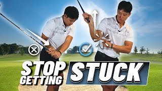 STOP GETTING STUCK IN YOUR DOWNSWING [upl. by Euton917]