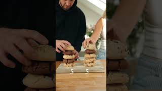 Cookie race stacking competition [upl. by Bernadene]