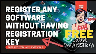 Register any software without having any registration key  100 working and real [upl. by Rebeka]