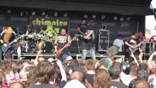 CHIMAIRA • Resurrection • Rockstar Mayhem Fest • Dallas • 2010 • PIT POV [upl. by Hanako]