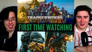 REACTING to Transformers Rise of the Beasts REBOOT OR SEQUEL First Time Watching Action Movies [upl. by Reese]