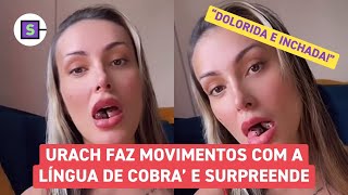 URACH faz MOVIMENTOS SENSUAIS com a língua após BIFURCAÇÃO e revela como está o pósoperatório [upl. by Breeze]