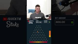 Playing High Risk Plinko On STAKE stake crypto gambling plinko [upl. by Solomon]