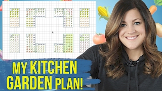 My Kitchen Garden Plan  Garden Answer [upl. by Beauvais]