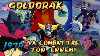 Goldorak  Vrai 1er générique de fin  1978  Va combattre ton ennemi reconstitution [upl. by Yanaj575]