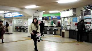 夜の 名鉄豊田市駅 07 Meitetsu Toyotashi Station 07 Toyota [upl. by Ordnael]