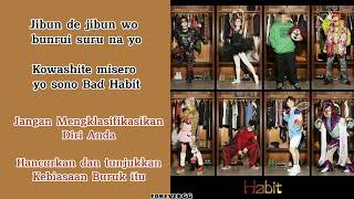 Habit  Sekai No Owari lyrics sub indo [upl. by Bannon220]