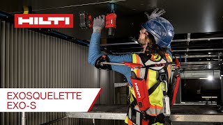 Comment porter lexosquelette Hilti EXOS [upl. by Goodard]