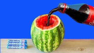 MENTOS VS COCA COLA WATERMELON [upl. by Mel]