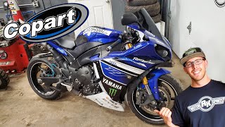 Buying a WRECKED 2013 Yamaha R1 from COPART Salvage Auction [upl. by Eaves]