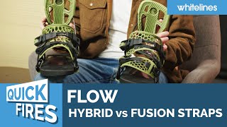 Flows HYBRID vs FUSION Straps  Whitelines Quickfire Reviews [upl. by Enytsirhc733]