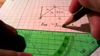 Flächeninhalt beim Dreieck berechnen  Mathematik leicht gemacht [upl. by Nonac525]