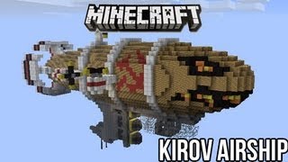 Kirov Airship Minecraft [upl. by Aniuqaoj]