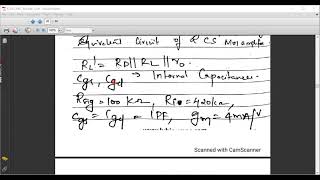 Microelectronic Circuits Open circuit time constant method  Class 23 [upl. by Kennan]