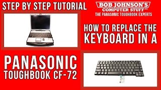 How to Replace the Keyboard in a Panasonic Toughbook CF73 [upl. by Redienhcs]