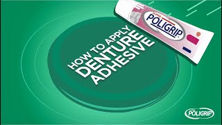 How To Apply Denture Adhesive [upl. by Alexandros]