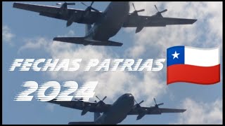 Parada Militar ejército de Chile 2024 Aviación [upl. by Aneetsyrk]