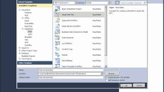 SharePoint Creating SharePoint 2010 Visual Web Parts in Visual Studio 2010 [upl. by Ellynn194]