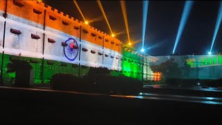 Full Video of light show in Cellular Jail Port blair Andaman 🇮🇳 lightshow cellularjail portblair [upl. by Fowle]