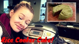 🍚Rice Cooker Chocolate Matcha Cake 🍰 [upl. by Rania]