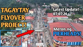 May pierheads naTAGAYTAY FLYOVER Updatea DPWH project in Tagaytay [upl. by Norat]